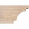 Ekena Millwork Mediterranean Rough Sawn Rafter Tail, Douglas Fir, 6"W x 10"H x 16"L RFT06X10X16MED00RDF - alternate 4